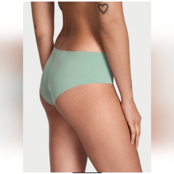 Victoria’s Secret No-Show Strappy Cheeky Panty Seasalt Green Size L (New) - Picture 2 of 4